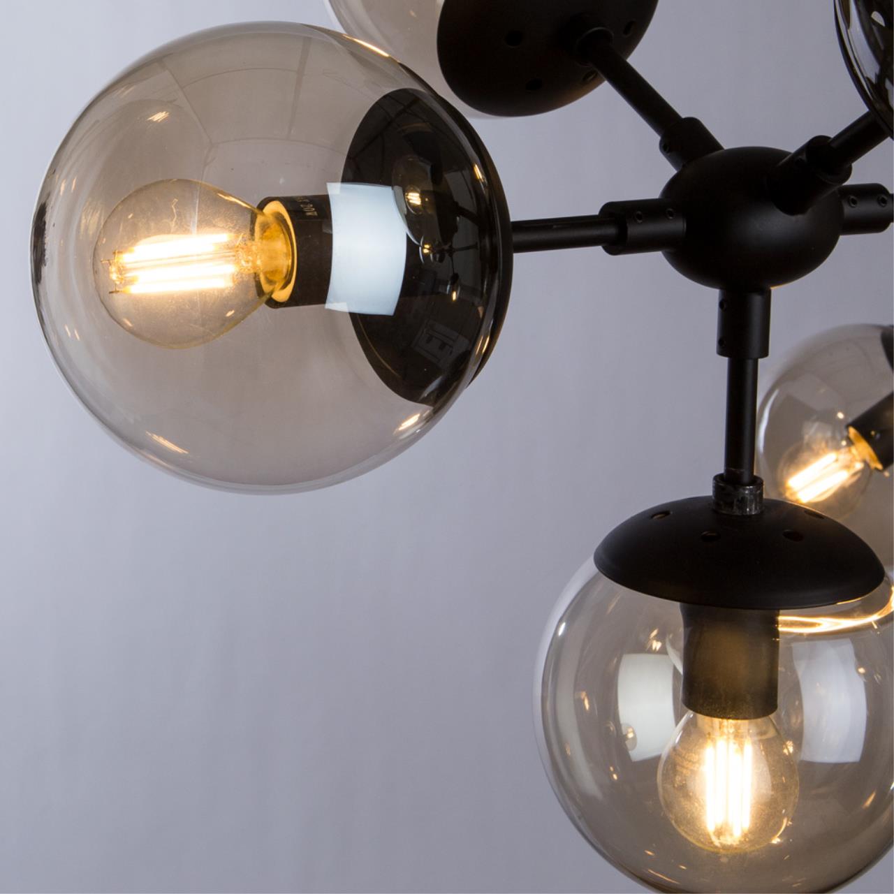 картинка Подвесная люстра Arte Lamp BOLLA A1664SP-12BK от магазина pro-decor.kz