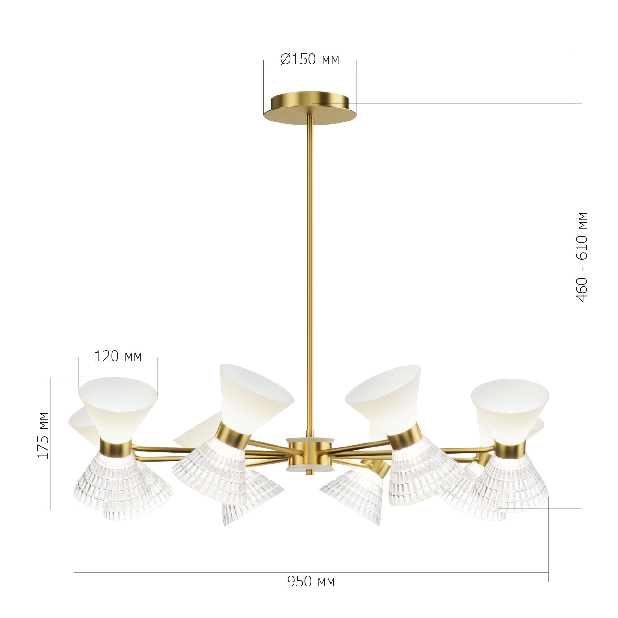 картинка SL2004.303.16 Люстра ST-Luce SPIRIT от магазина pro-decor.kz