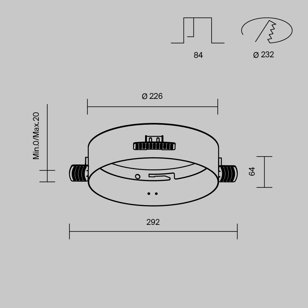 картинка Аксессуар для встраиваемого светильника Technical DLA032-TRS24-W магазин pro-decor.kz являющийся официальным дистрибьютором в Казахстане картинка Аксессуар для встраиваемого светильника Technical DLA032-TRS24-W от магазина pro-decor.kz