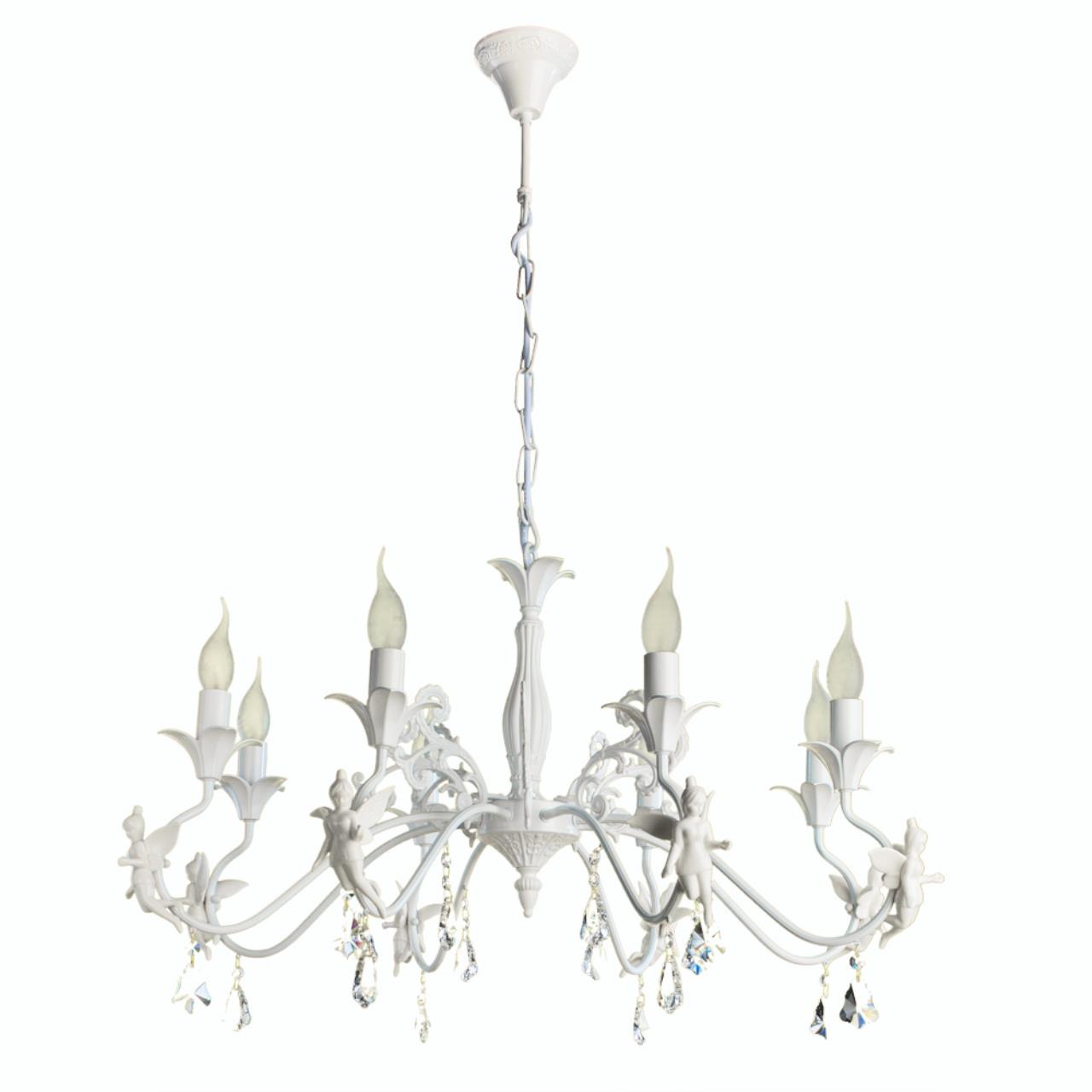 картинка Подвесная люстра Arte Lamp Angelina A5349LM-8WH от магазина pro-decor.kz