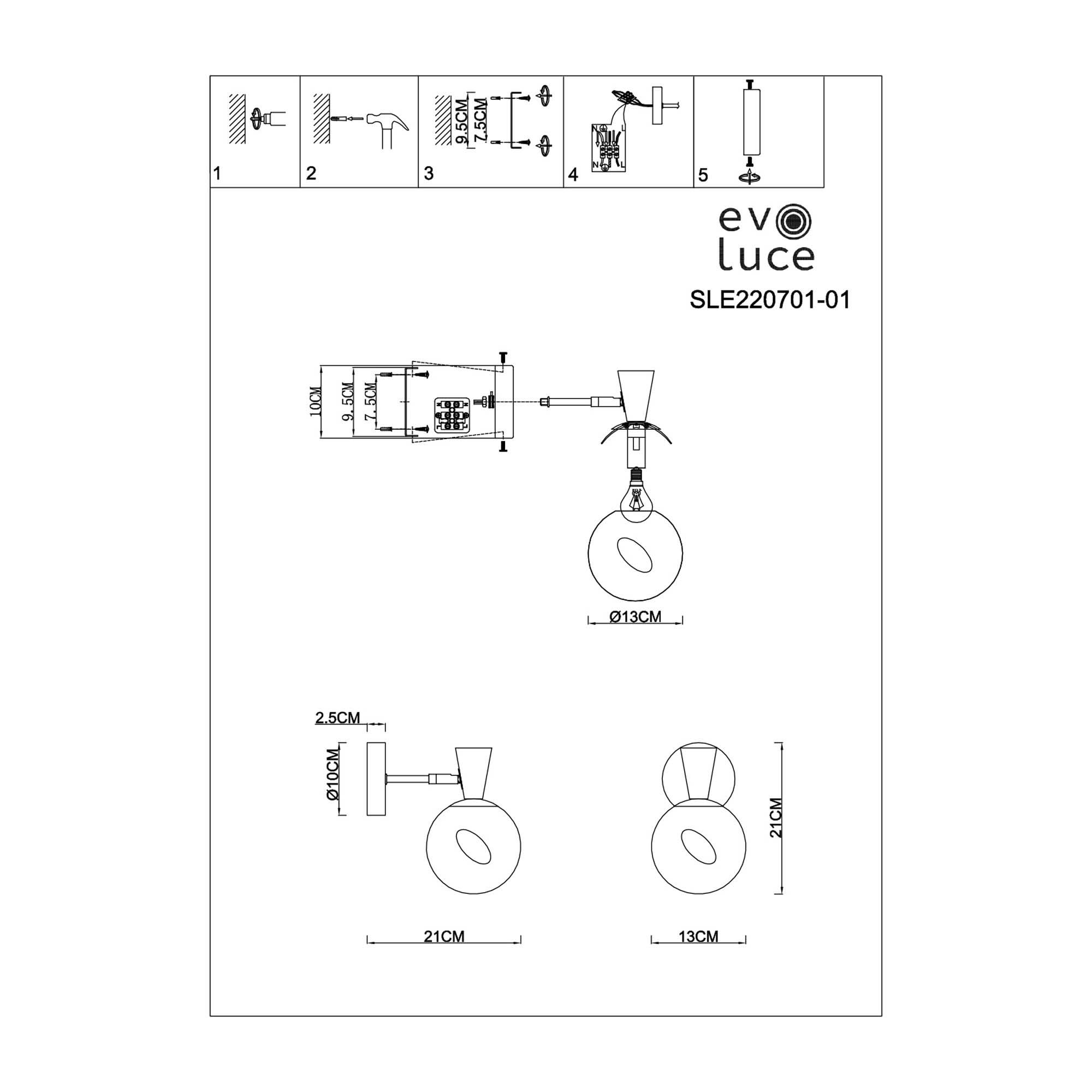 картинка Настенный светильник Evoluce Catania SLE220701-01 магазин pro-decor.kz являющийся официальным дистрибьютором в Казахстане картинка Настенный светильник Evoluce Catania SLE220701-01 от магазина pro-decor.kz
