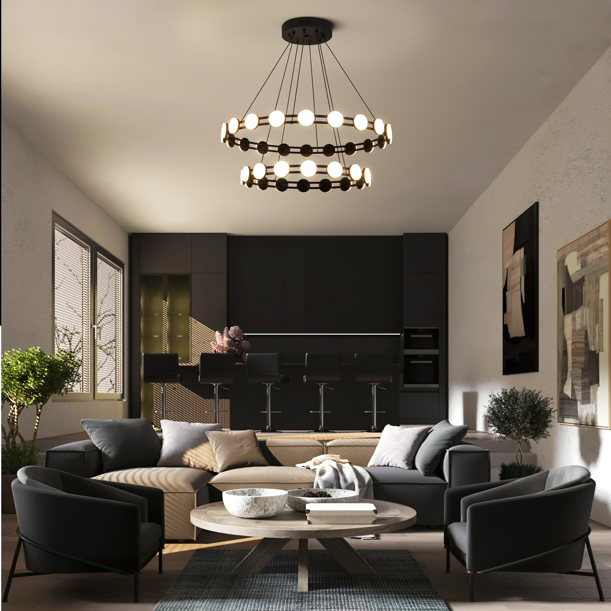 картинка Подвесной светильник Freya FR6180PL-L70B магазин pro-decor.kz являющийся официальным дистрибьютором в Казахстане картинка Подвесной светильник Freya FR6180PL-L70B от магазина pro-decor.kz