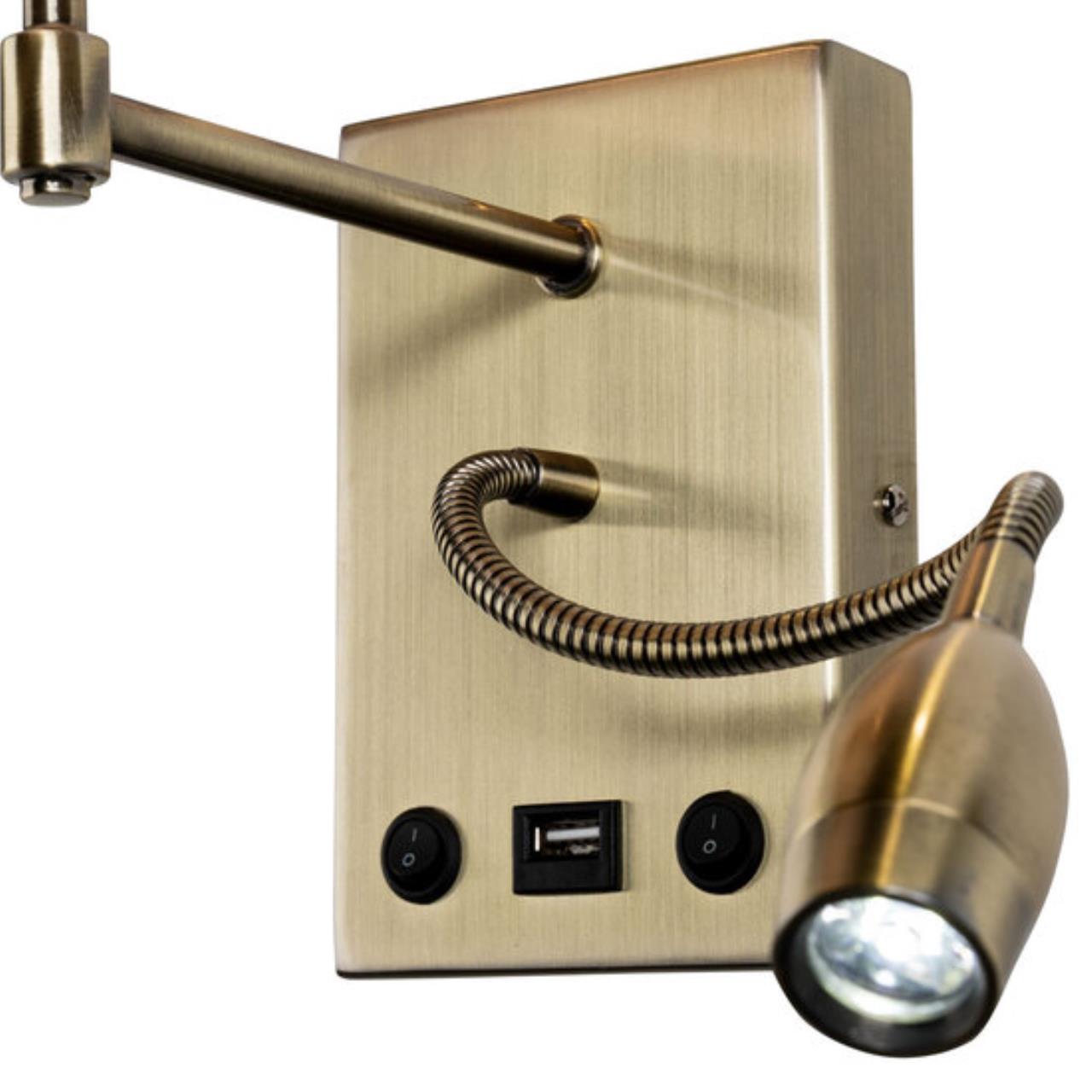 картинка Бра Arte Lamp Elba A2581AP-2AB от магазина pro-decor.kz