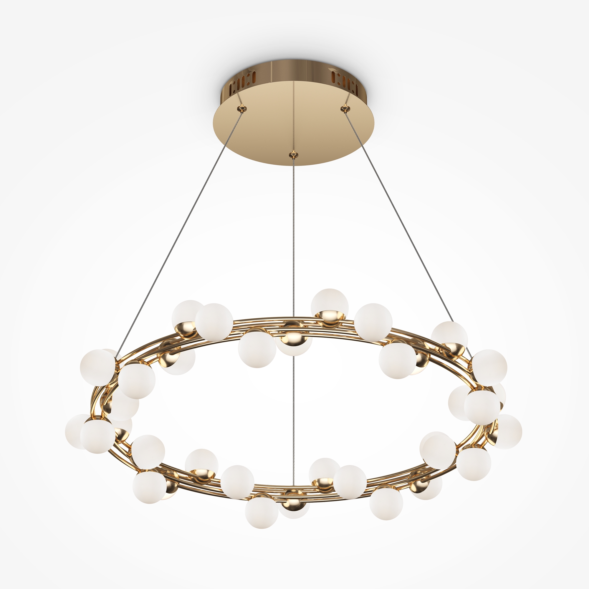 картинка Подвесная светодиодная люстра Maytoni Tessara MOD081PL-L50G3K от магазина pro-decor.kz