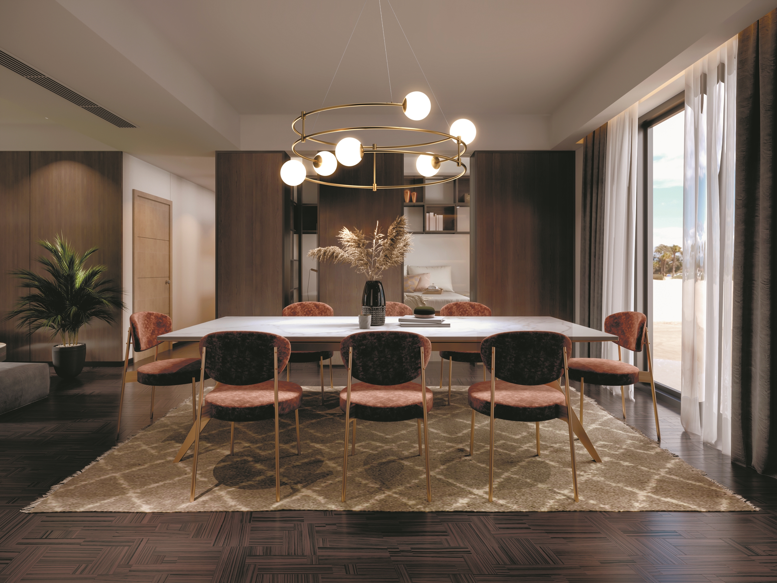 картинка Подвесной светильник Maytoni MOD317PL-06G от магазина pro-decor.kz