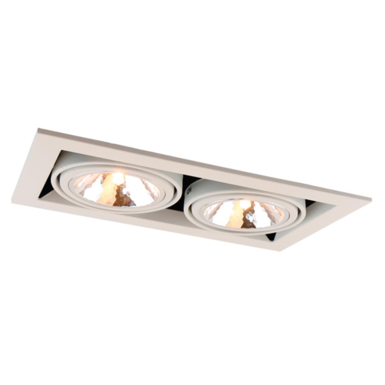 картинка Встраиваемый светильник Arte Lamp Cardani Semplice A5949PL-2WH от магазина pro-decor.kz