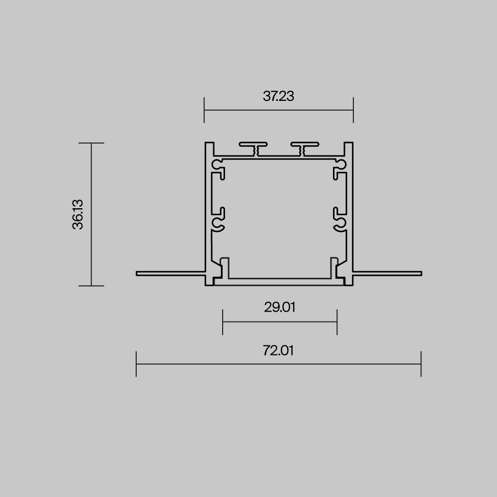 картинка Профиль Led Strip 636011 магазин pro-decor.kz являющийся официальным дистрибьютором в Казахстане картинка Профиль Led Strip 636011 от магазина pro-decor.kz