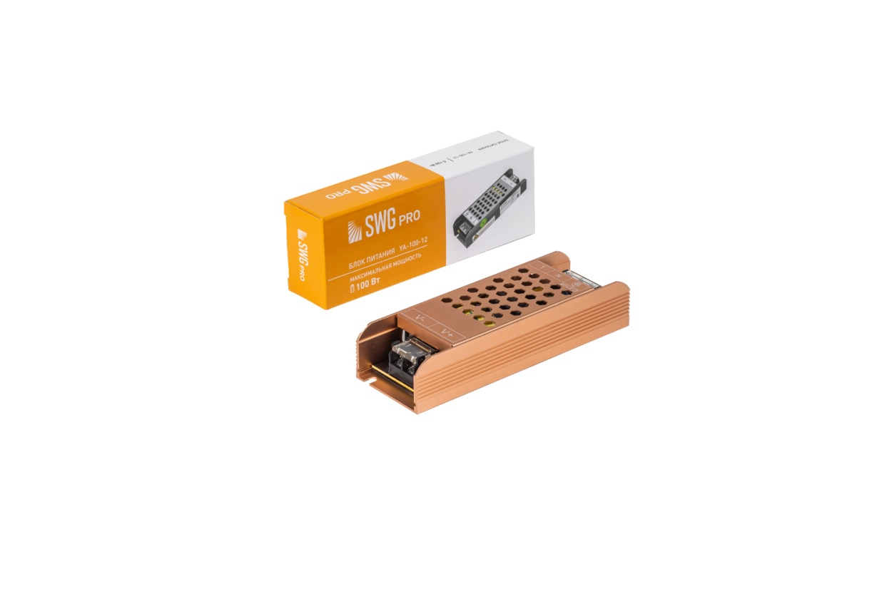 картинка Блок питания для светодиодной ленты, 100Вт, 12В от магазина pro-decor.kz