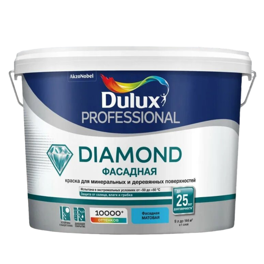 Купить Краска Dulux TRADE Фасадная гладкая bs BC 9 Краска Dulux TRADE Фасадная гладкая bs BC 9