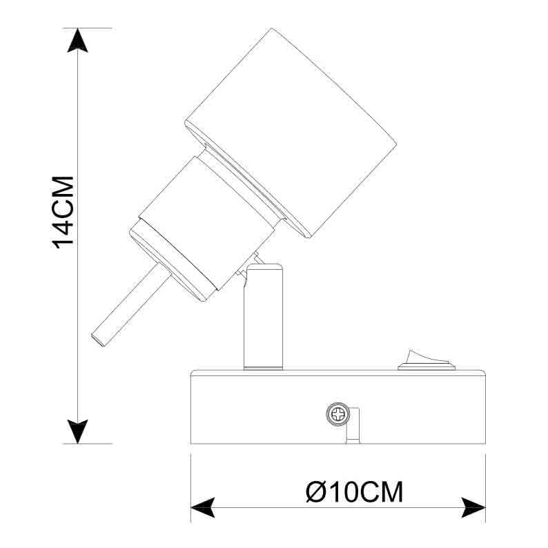 картинка Спот Arte Lamp Almach A1906AP-1WH магазин pro-decor.kz являющийся официальным дистрибьютором в Казахстане картинка Спот Arte Lamp Almach A1906AP-1WH от магазина pro-decor.kz