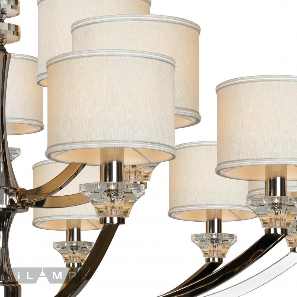 картинка Подвесная люстра iLamp Oxford 85175/10+5 CR от магазина pro-decor.kz