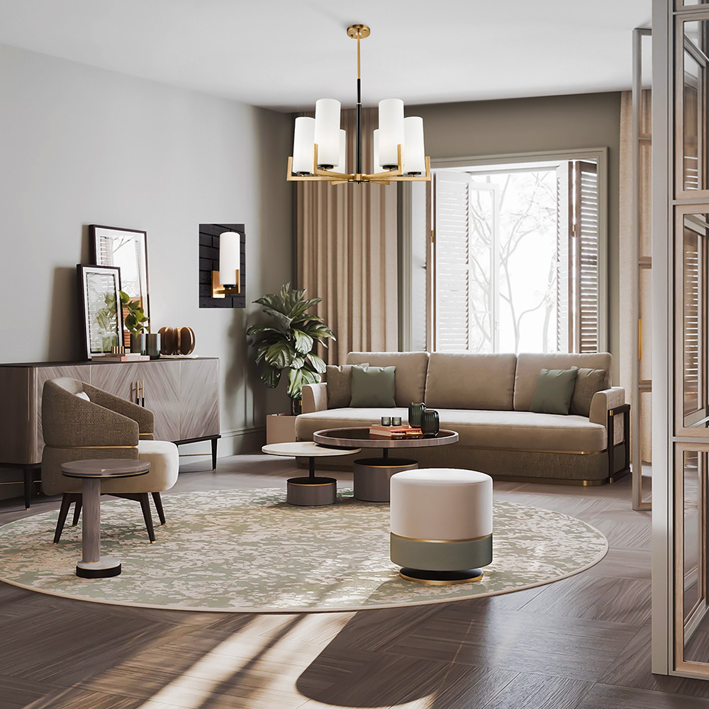 картинка Подвесная люстра Maytoni Fortano MOD089PL-06BS от магазина pro-decor.kz