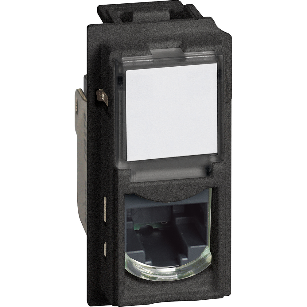 картинка Механизм розетки компьютерной RJ45 cat5e UTP 1 модуль от магазина pro-decor.kz