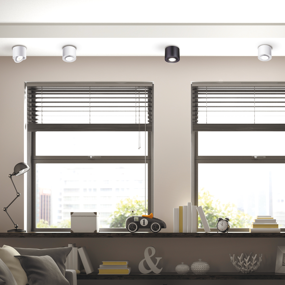 картинка Потолочный светодиодный светильник Novotech Over Gesso 358812 от магазина pro-decor.kz