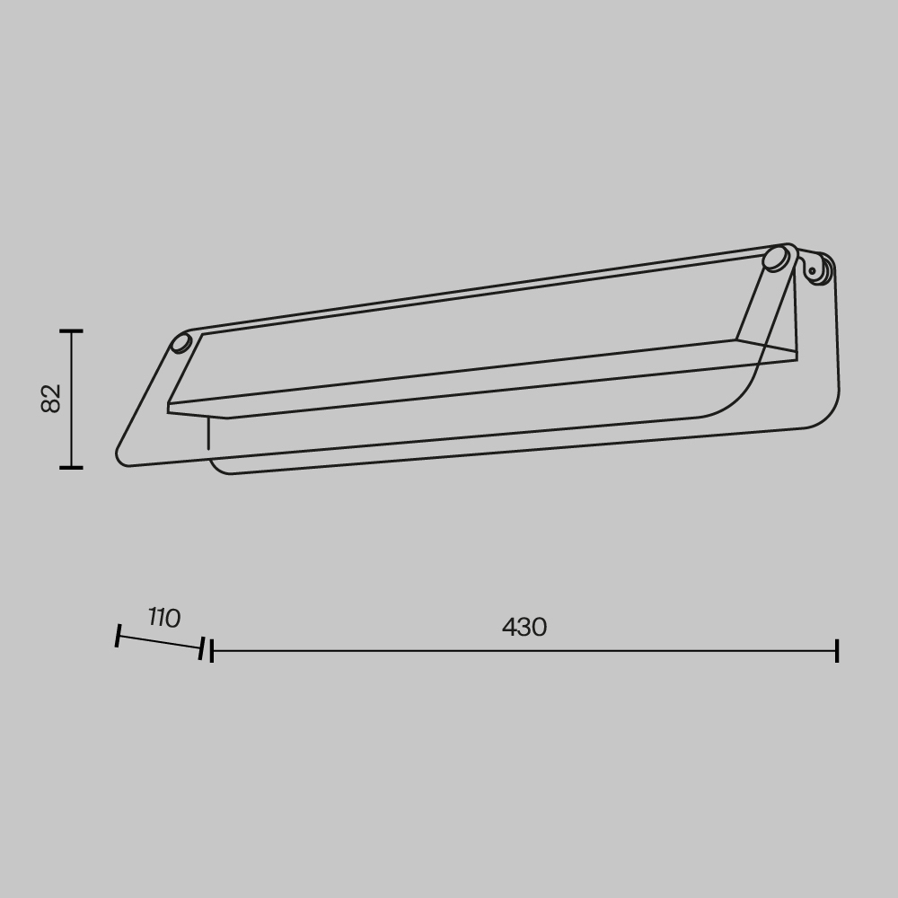 картинка Настенный светильник (бра) Maytoni MOD296WL-L10BS3K от магазина pro-decor.kz