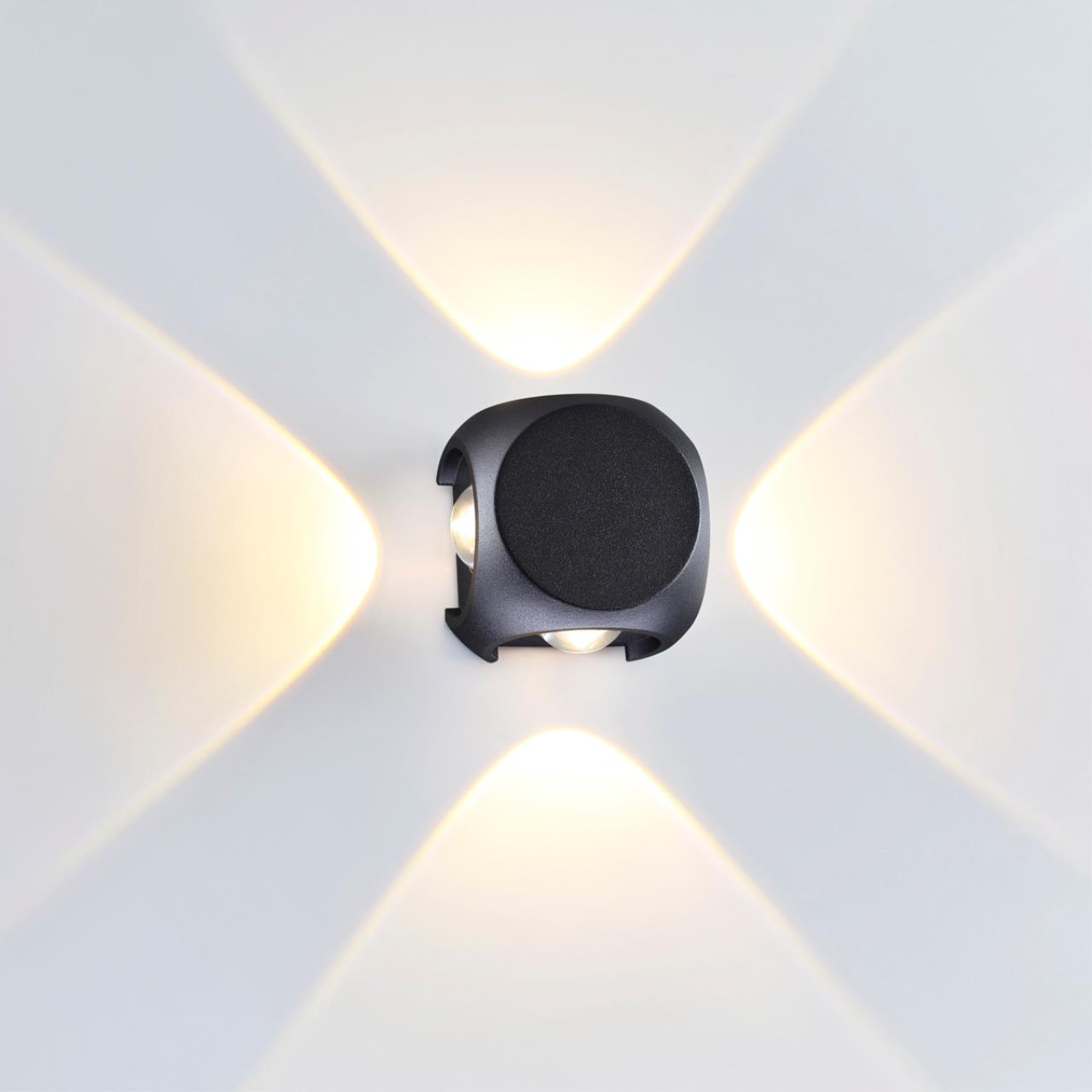 картинка Уличный настенный светодиодный светильник Odeon Light Hightech Miko 4222/8WL от магазина pro-decor.kz