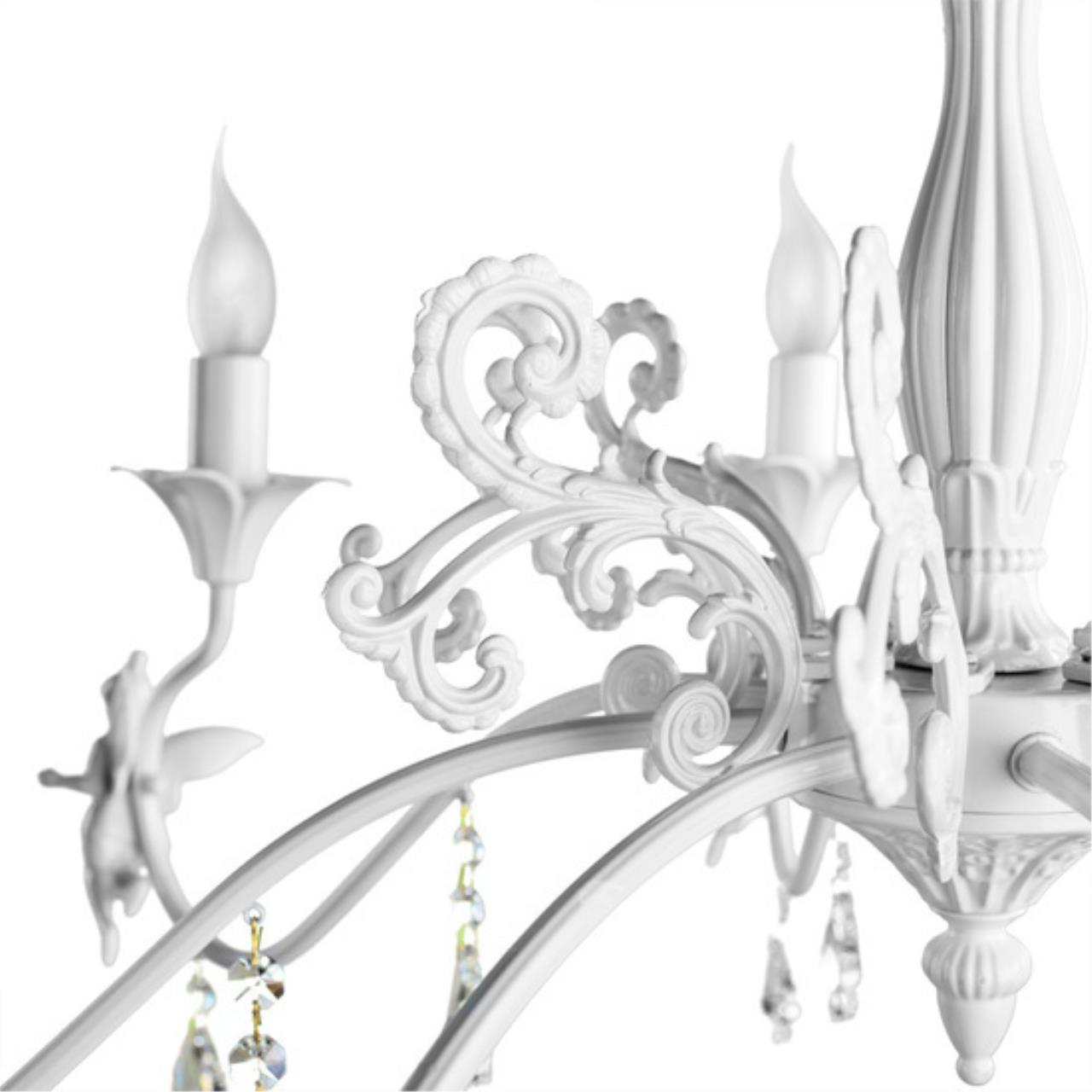 картинка Подвесная люстра Arte Lamp Angelina A5349LM-8WH от магазина pro-decor.kz
