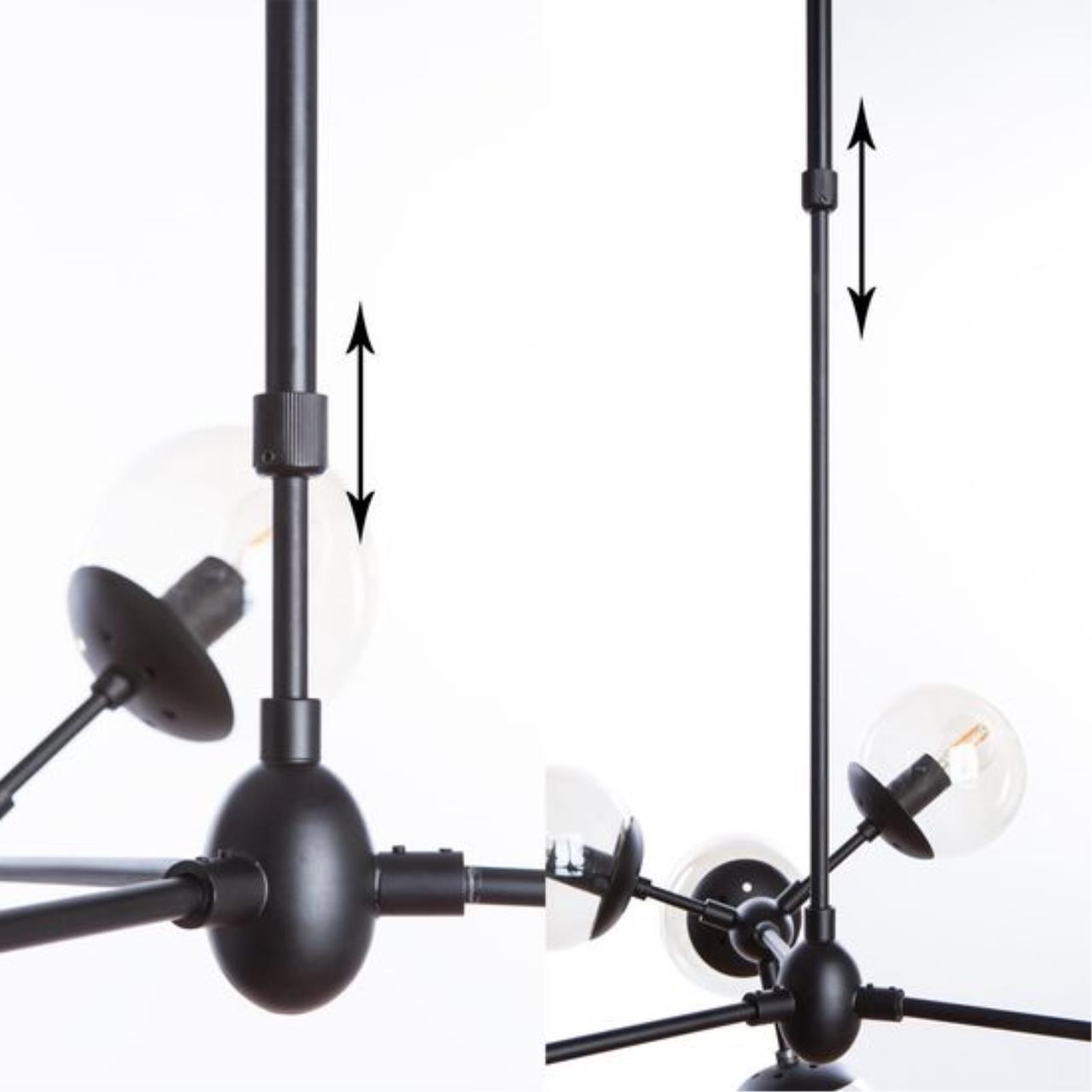 картинка Подвесная люстра Arte Lamp BOLLA A1664SP-12BK от магазина pro-decor.kz