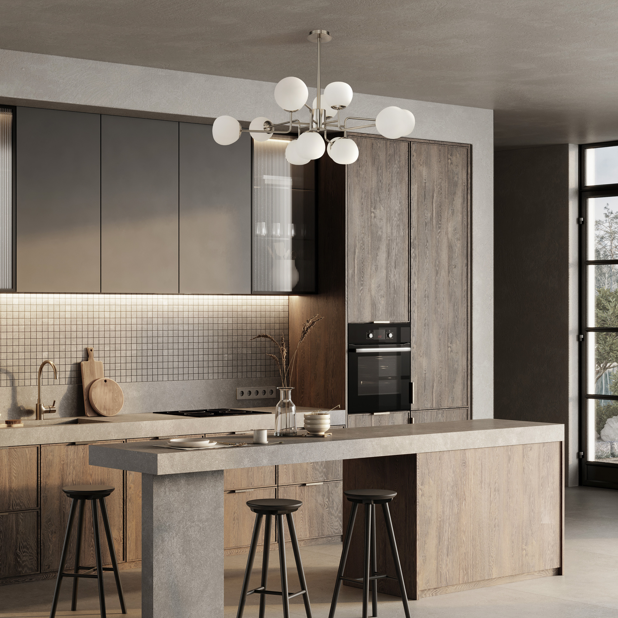 картинка Подвесная люстра Maytoni Erich MOD221-PL-12-N от магазина pro-decor.kz