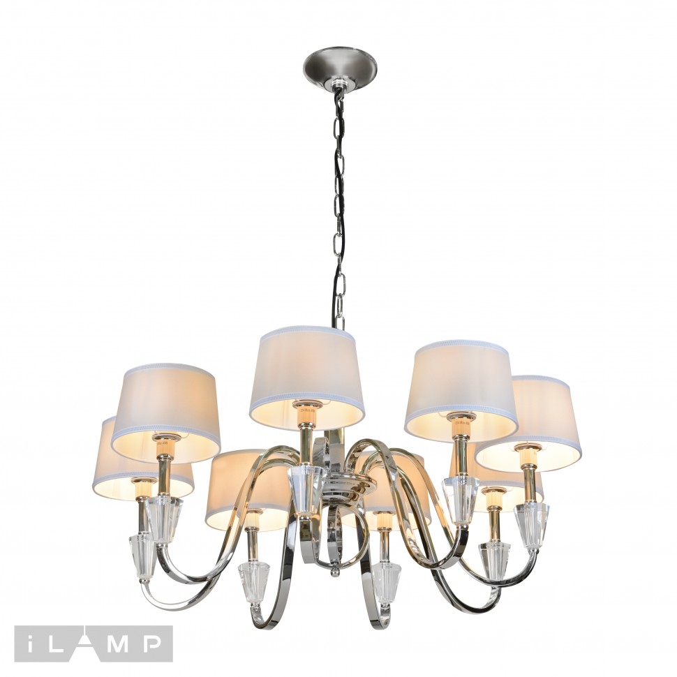 картинка Подвесная люстра iLamp Opera 82177/8 CR от магазина pro-decor.kz