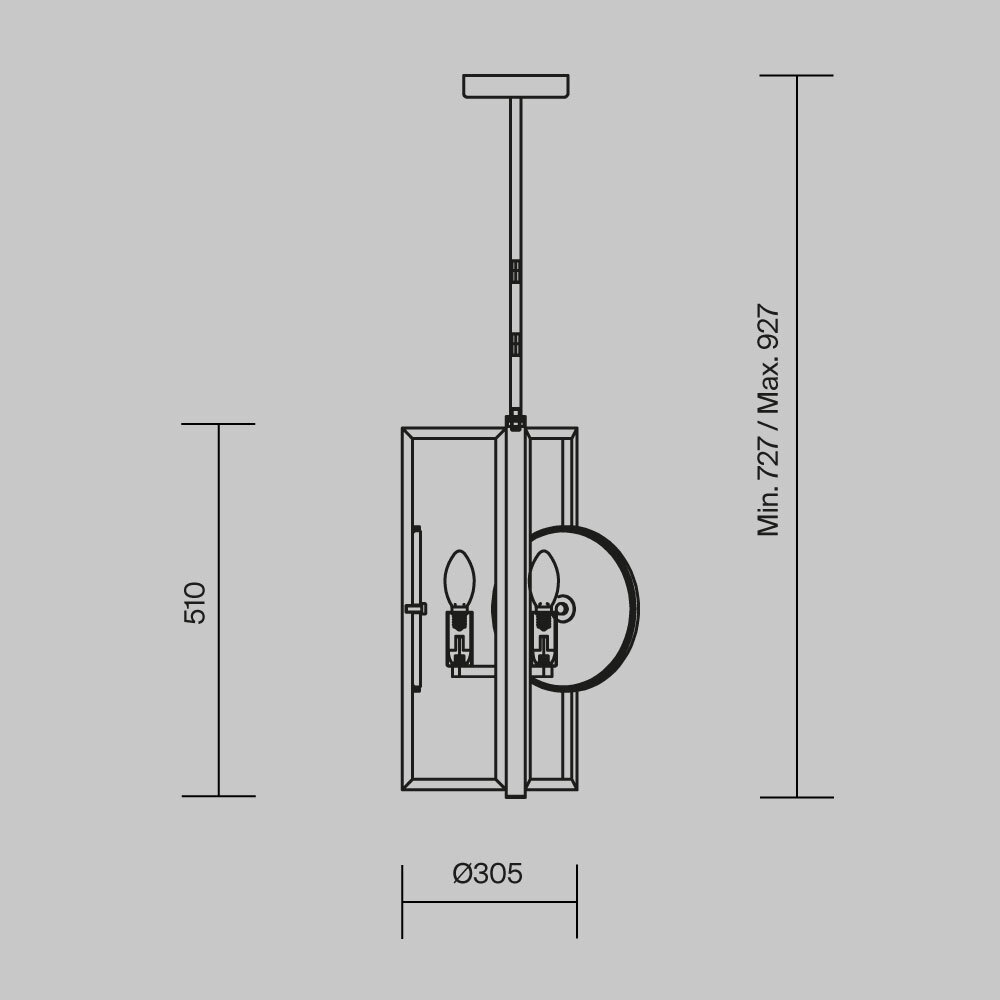картинка Подвесной светильник Maytoni MOD099PL-03G от магазина pro-decor.kz
