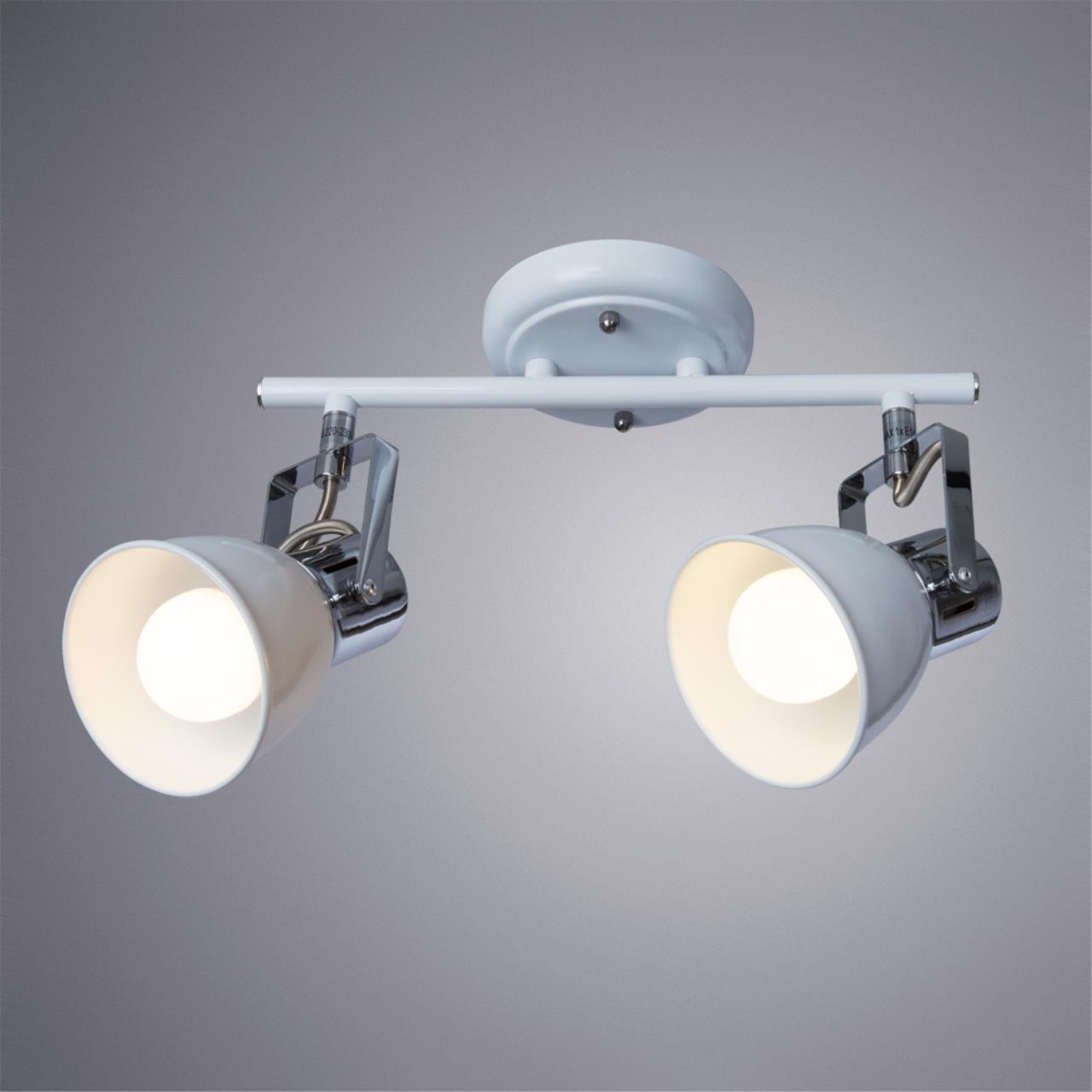 картинка Спот Arte Lamp A1677PL-2WH магазин pro-decor.kz являющийся официальным дистрибьютором в Казахстане картинка Спот Arte Lamp A1677PL-2WH от магазина pro-decor.kz