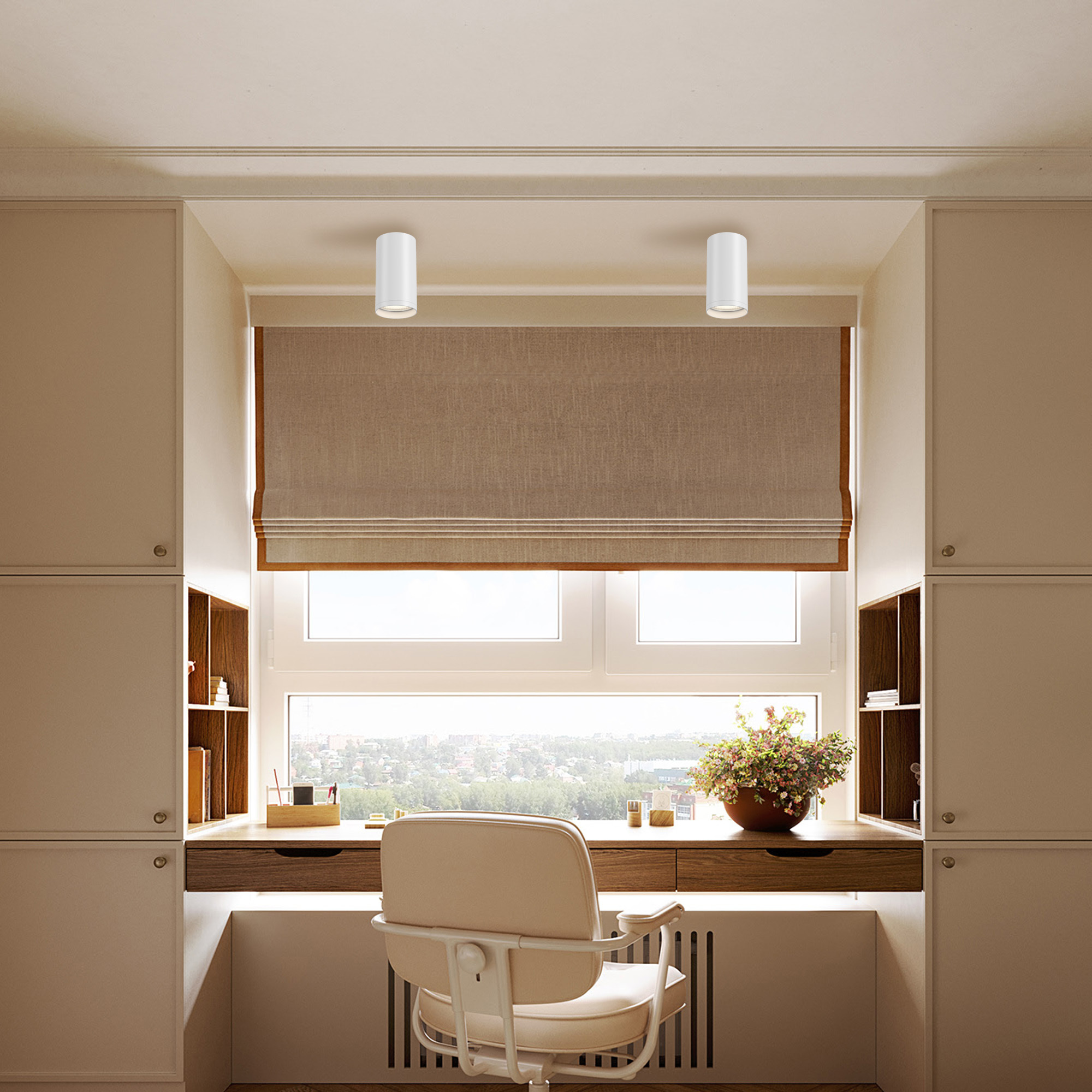 картинка Потолочный светильник Maytoni Focus S C052CL-01W от магазина pro-decor.kz