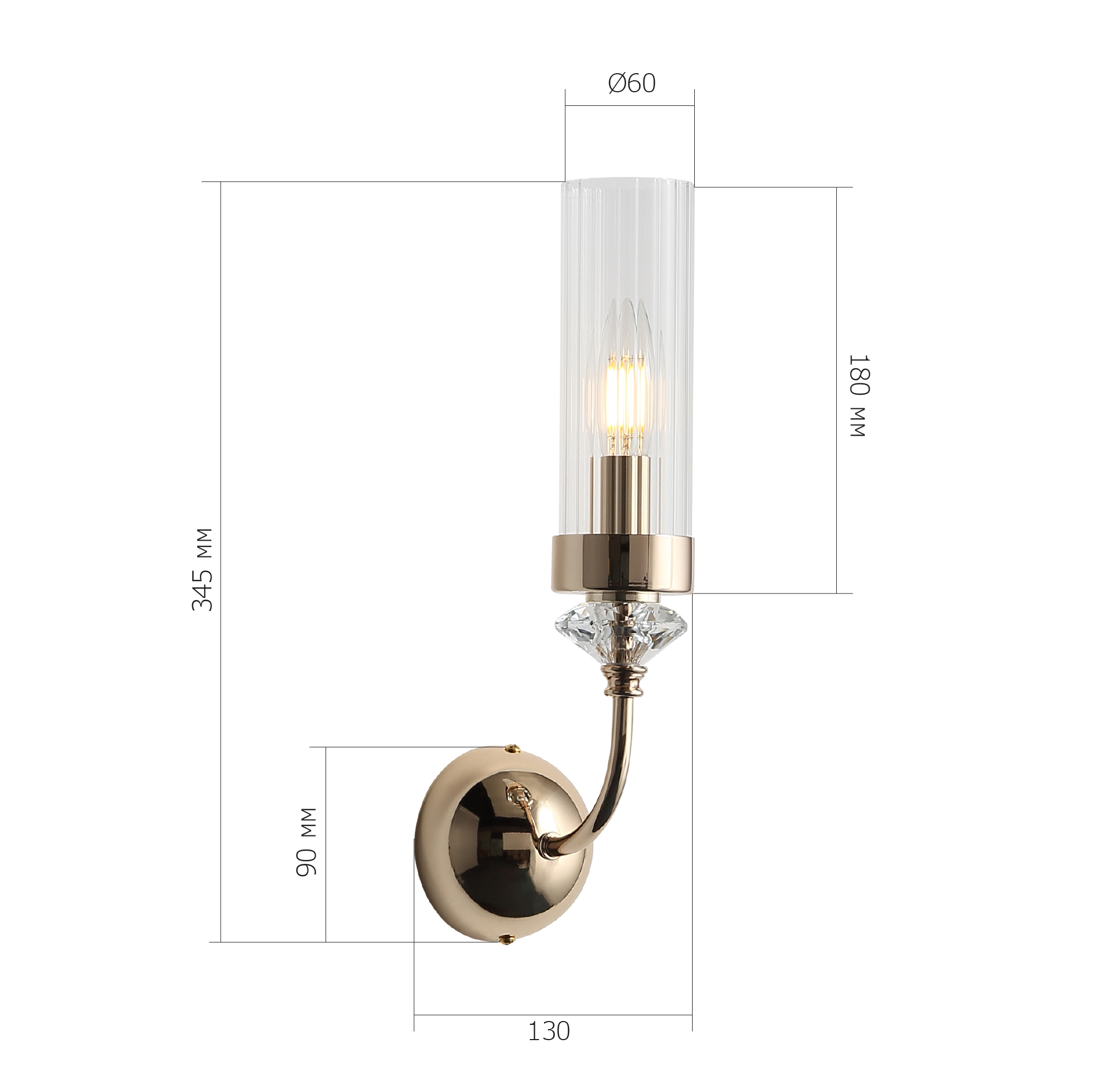 картинка SL1402.201.01 Светильник настенный ST-Luce ЭЛЕГРА от магазина pro-decor.kz