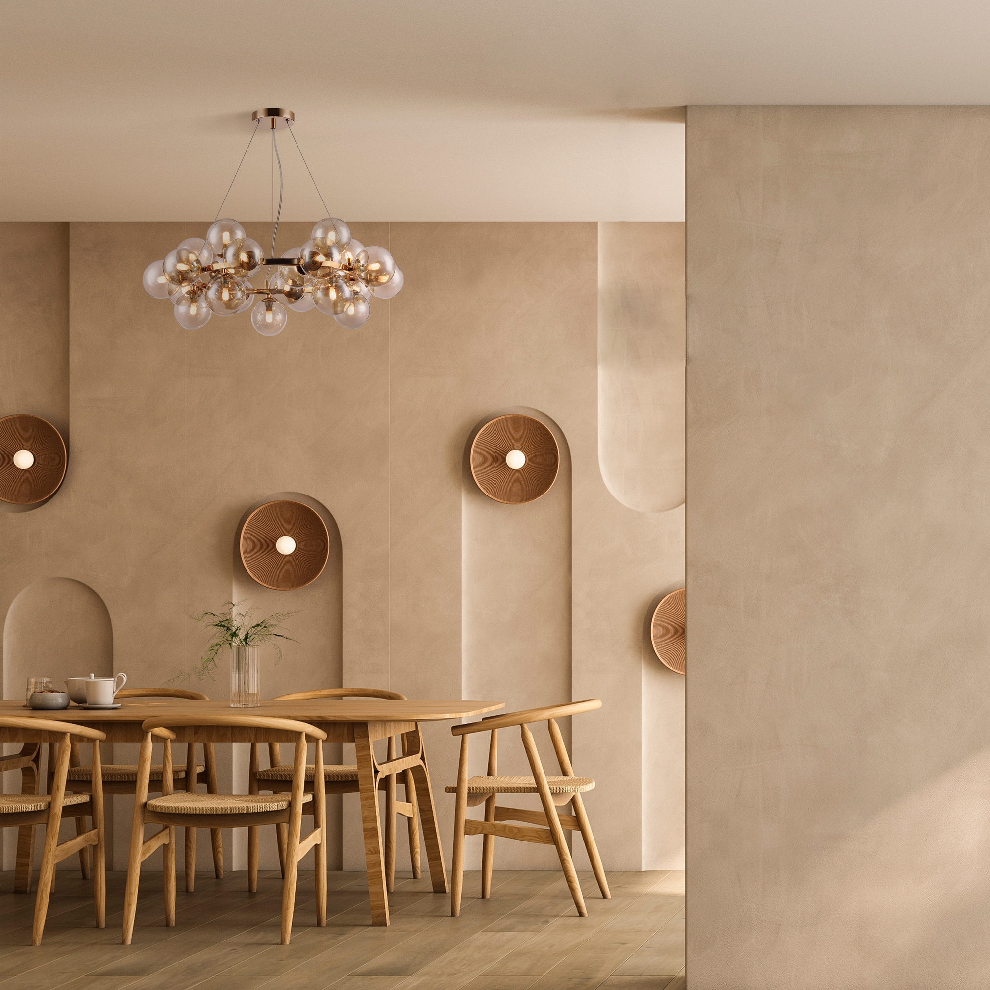 картинка Подвесная люстра Maytoni Dallas MOD548PL-25G от магазина pro-decor.kz
