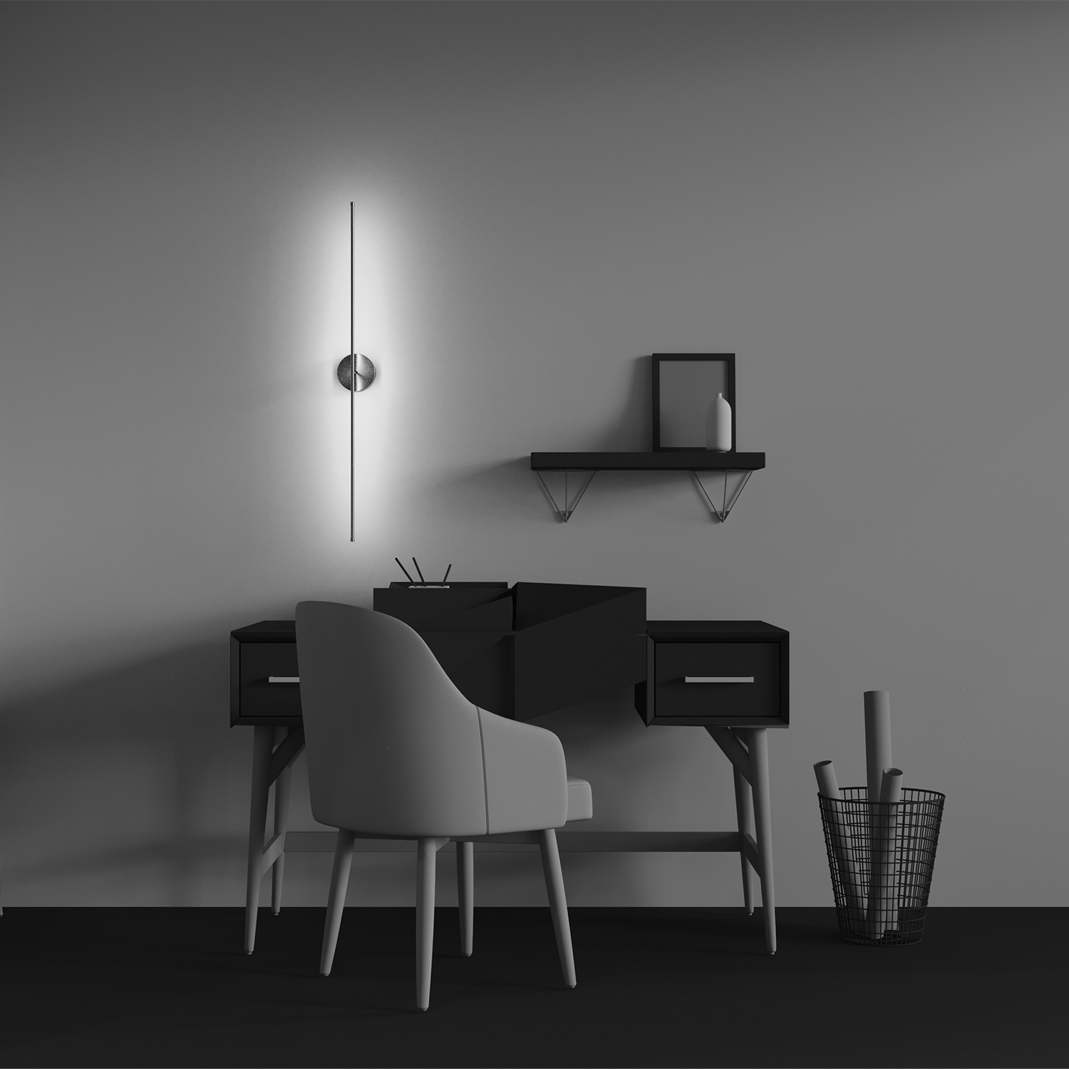 картинка Настенный светильник (бра) Technical C084WL-L12BS2.7K от магазина pro-decor.kz