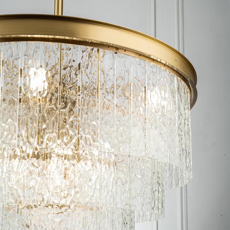 картинка Подвесная люстра Belfast Harland 6308-8 BR CL  от магазина pro-decor.kz