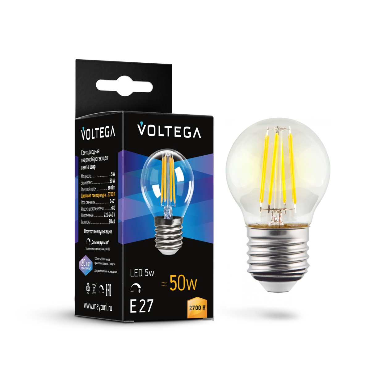 картинка Лампочка Voltega 7201 от магазина pro-decor.kz