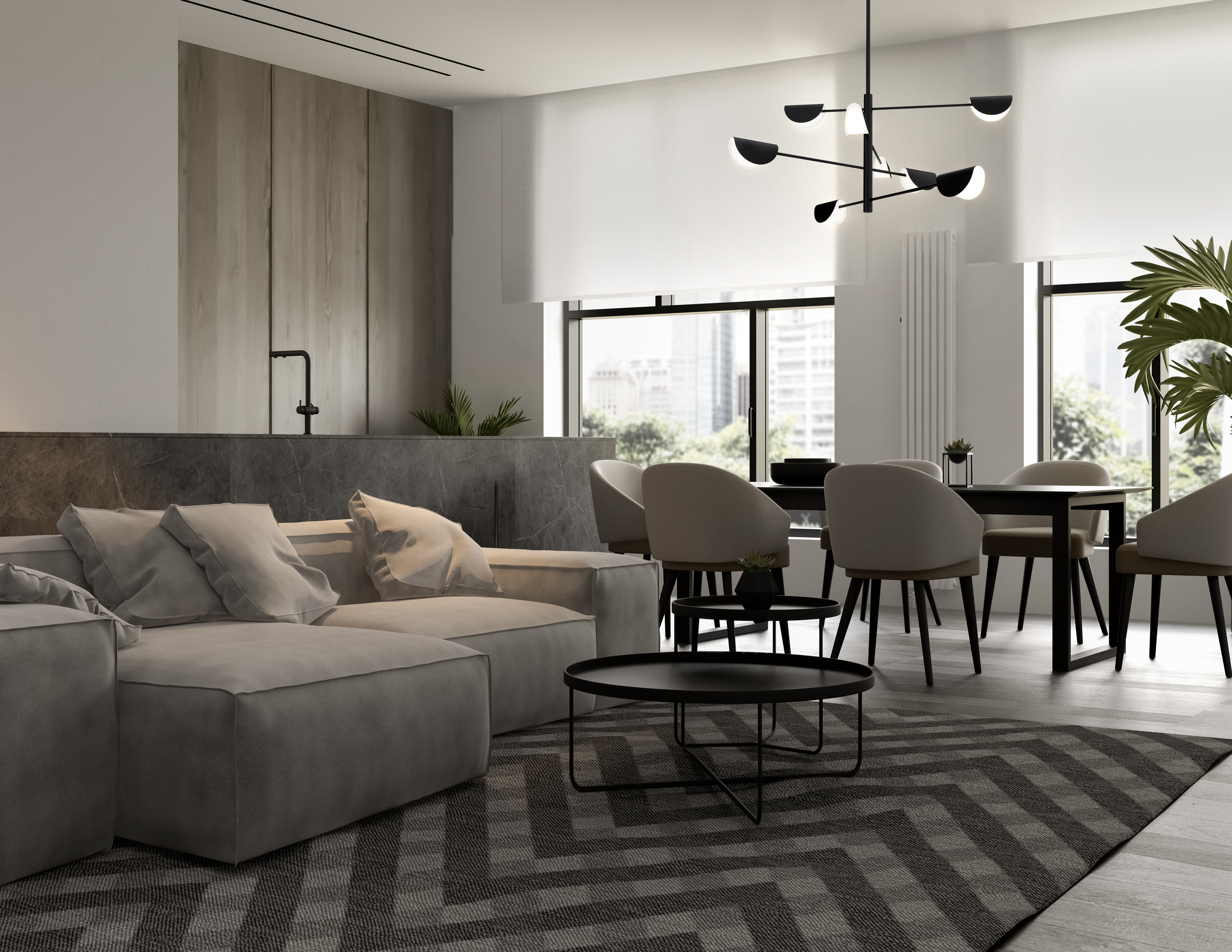 картинка Люстра Technical MOD126PL-08B от магазина pro-decor.kz