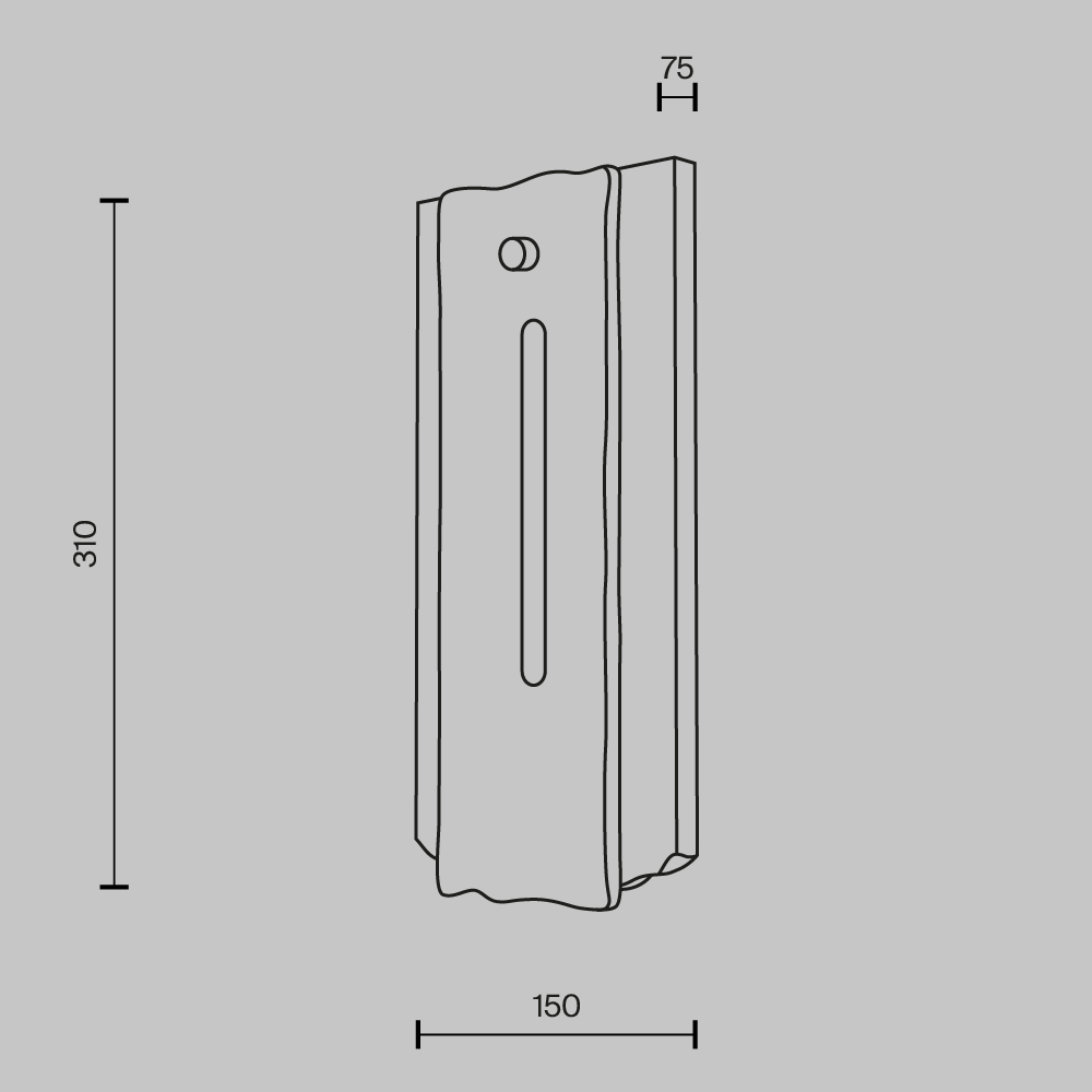 картинка Настенный светильник (бра) Maytoni MOD523WL-L15BG3K Ventana от магазина pro-decor.kz