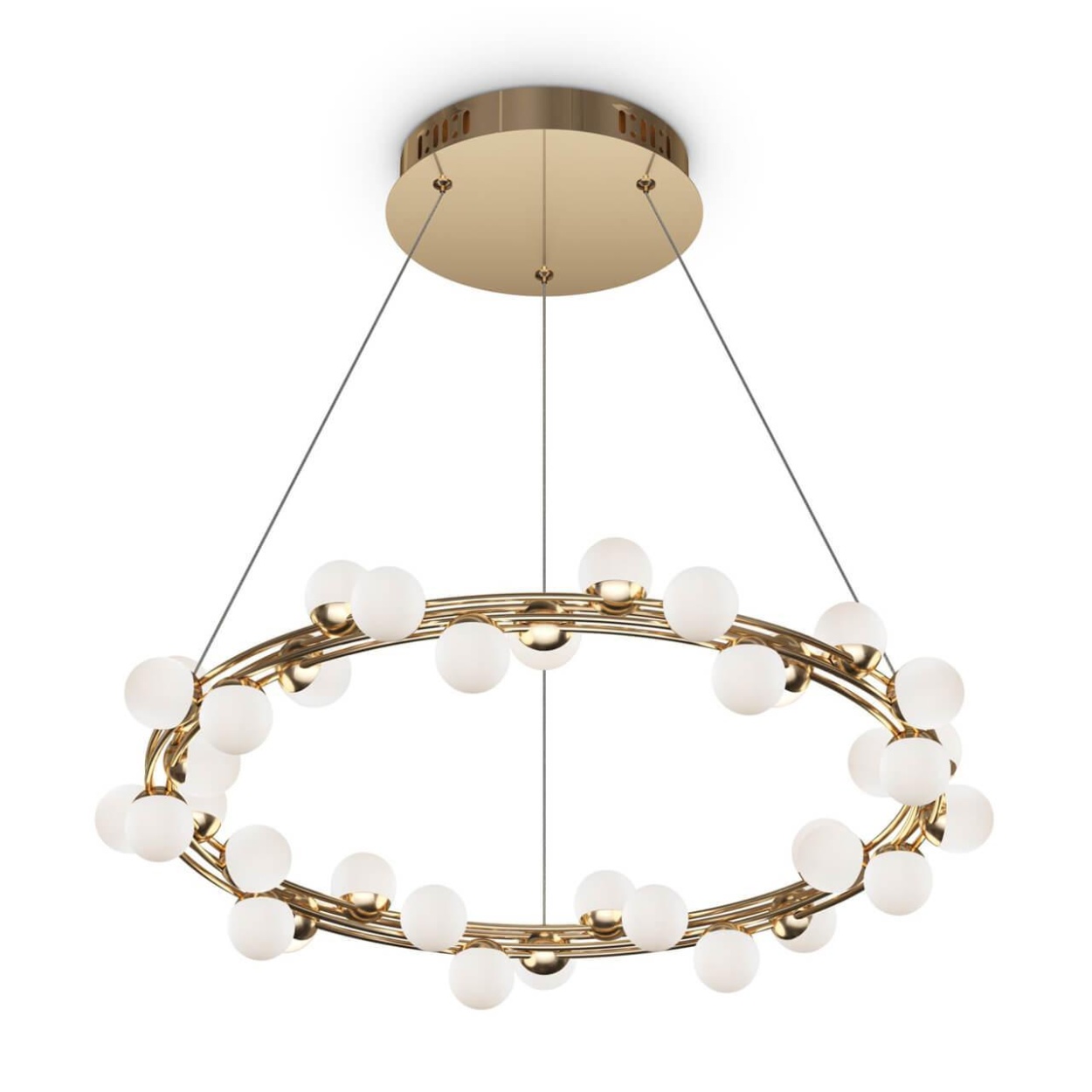 картинка Подвесная светодиодная люстра Maytoni Tessara MOD081PL-L50G3K от магазина pro-decor.kz
