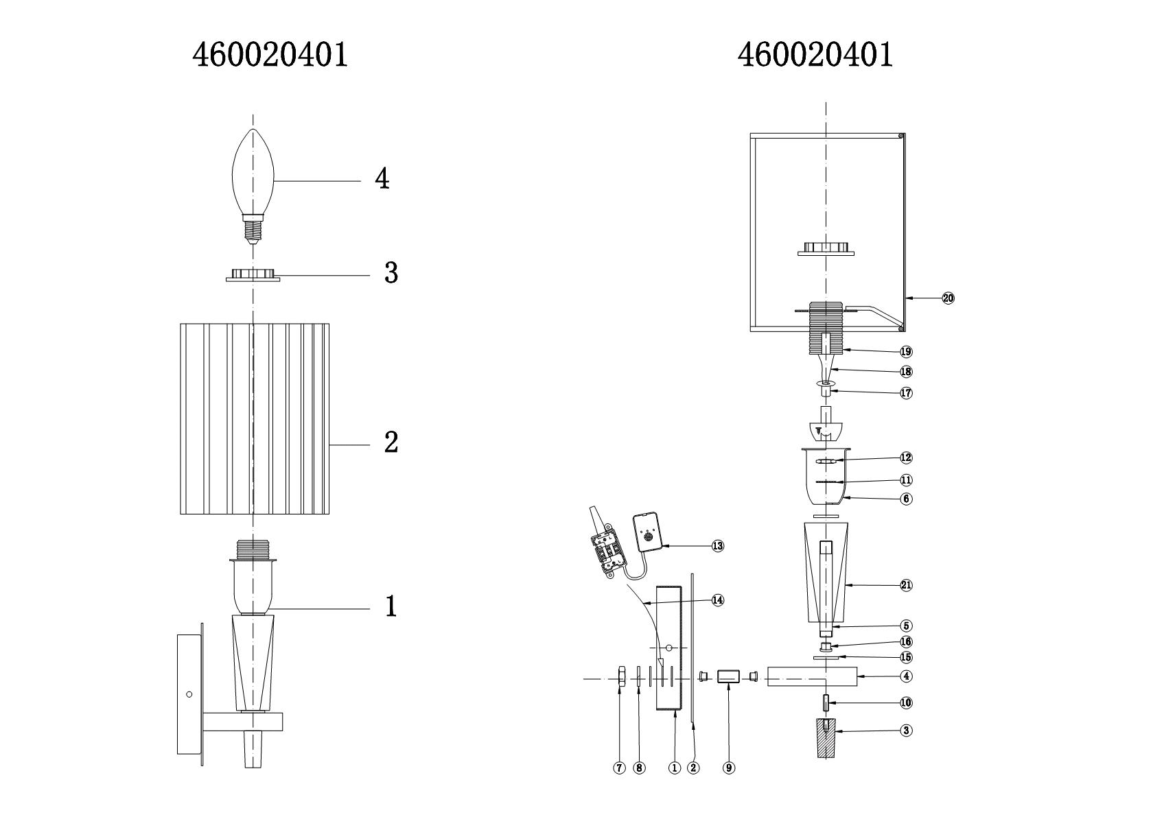 картинка Бра Chiaro Инесса 460020401 от магазина pro-decor.kz
