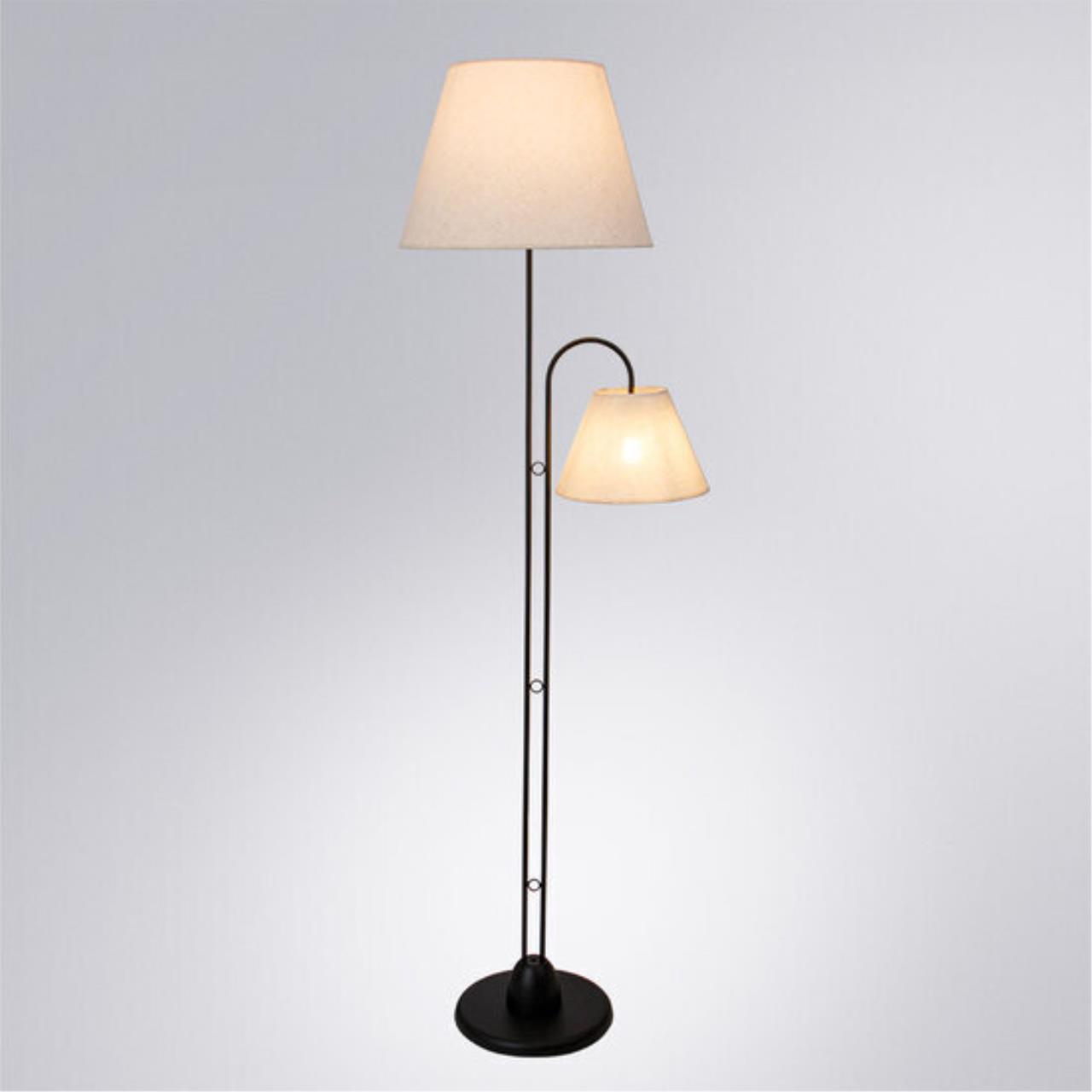 картинка Торшер Arte Lamp ALEA A5068PN-2BK от магазина pro-decor.kz