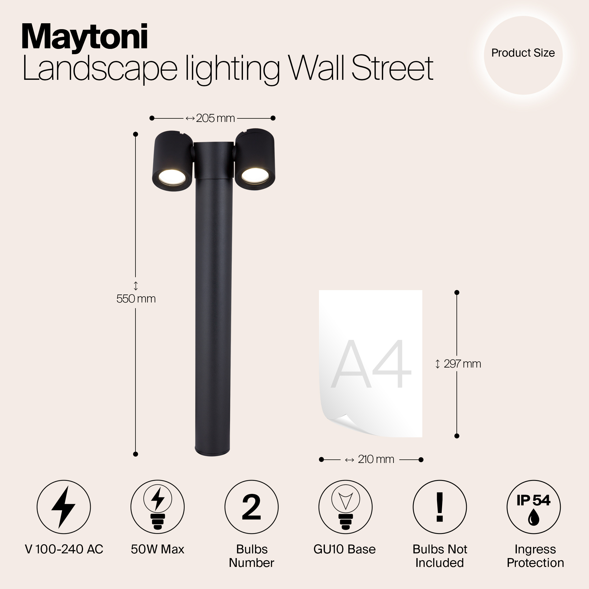картинка Уличный светильник Maytoni Wall Street O010FL-02B магазин pro-decor.kz являющийся официальным дистрибьютором в Казахстане картинка Уличный светильник Maytoni Wall Street O010FL-02B от магазина pro-decor.kz