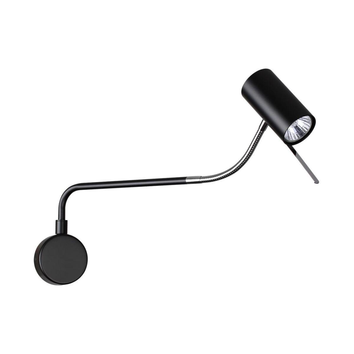 картинка 4381/1W HIGHTECH ODL23 173 черный/хром/металл Настенный св-к выкл. на плафоне IP20 LED GU10 10W GIGI от магазина pro-decor.kz