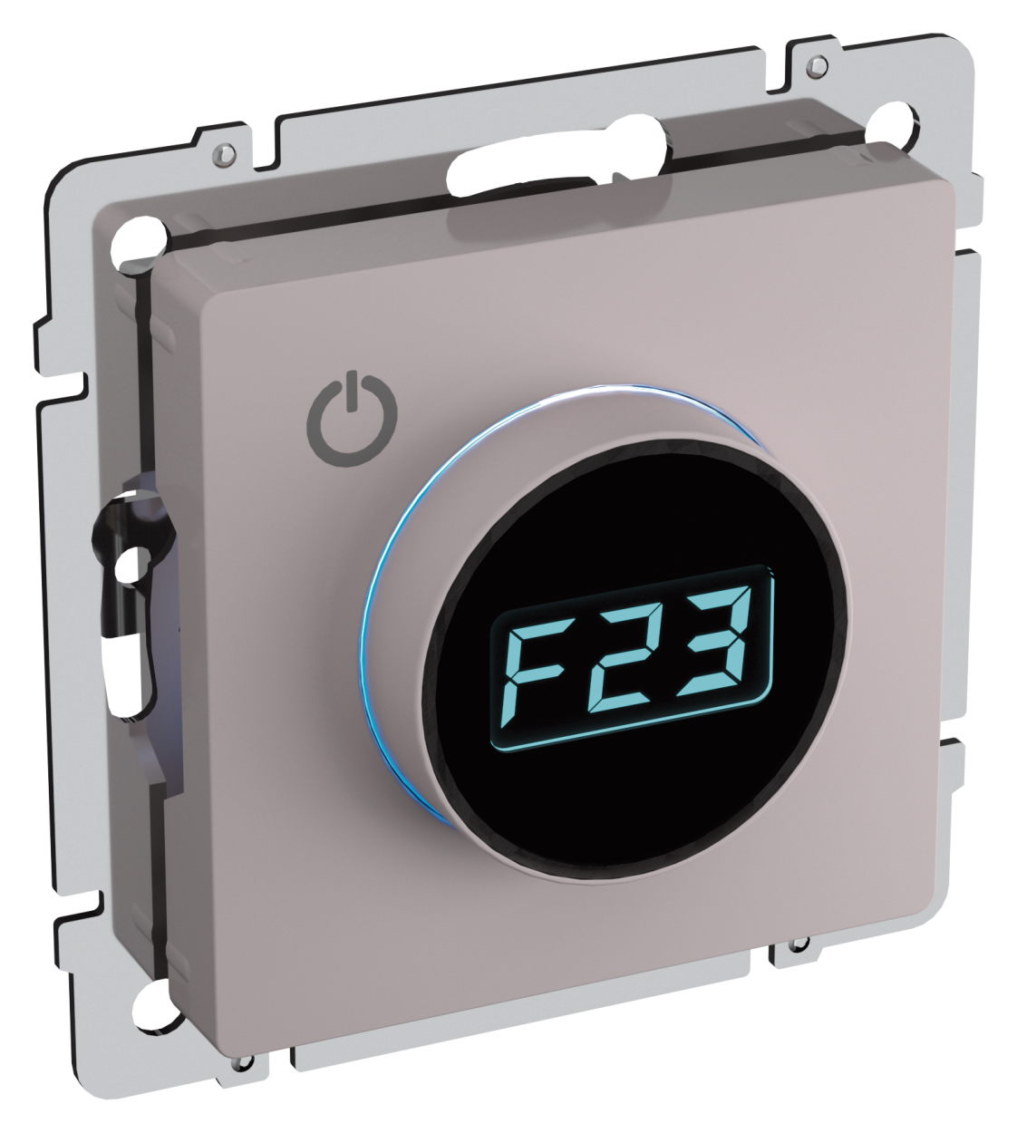 картинка BRITE Термостат электронный с инд. ТС10-1-БрЖ жемч. IEK от магазина pro-decor.kz