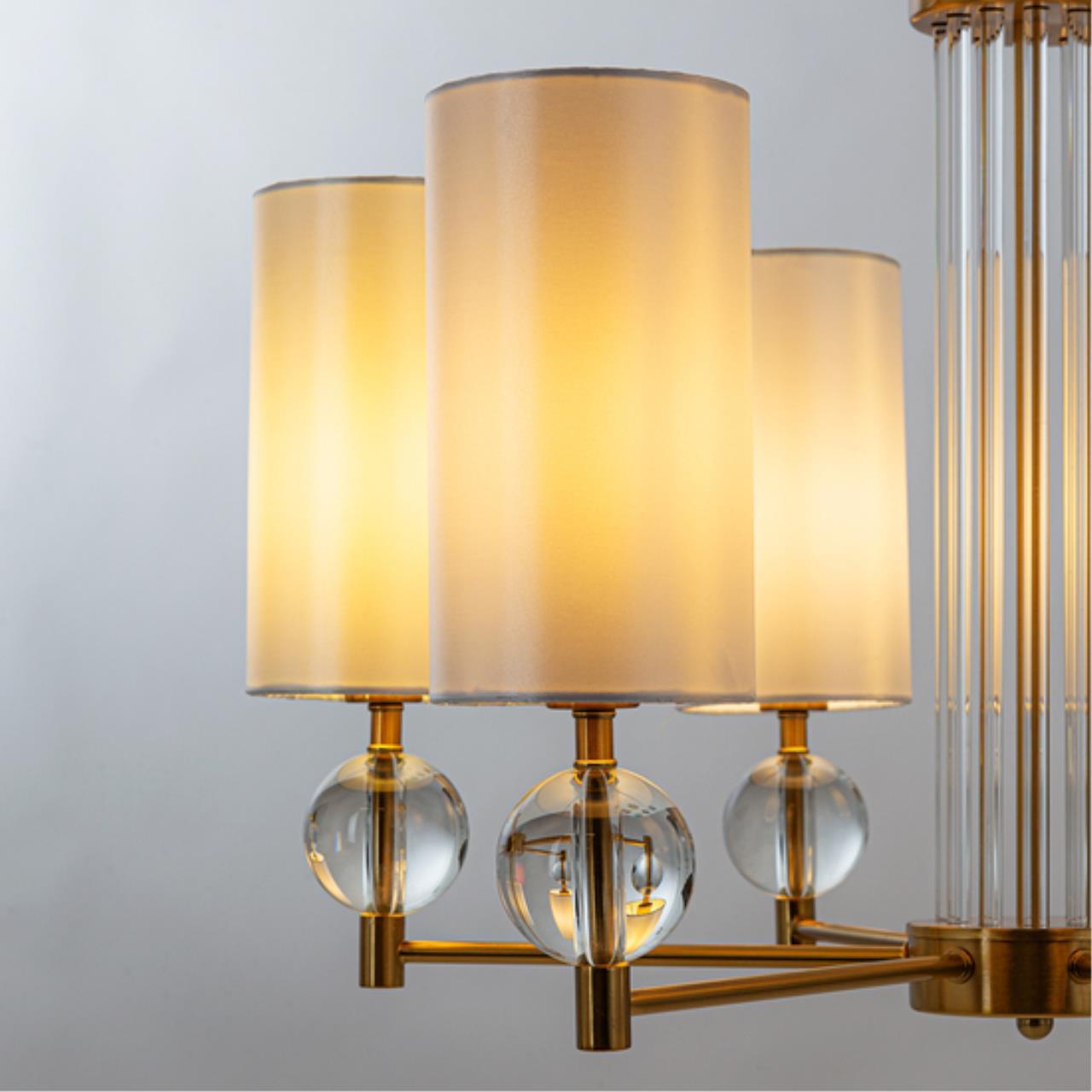 картинка Подвесная люстра Arte Lamp MATAR A4027LM-6PB от магазина pro-decor.kz