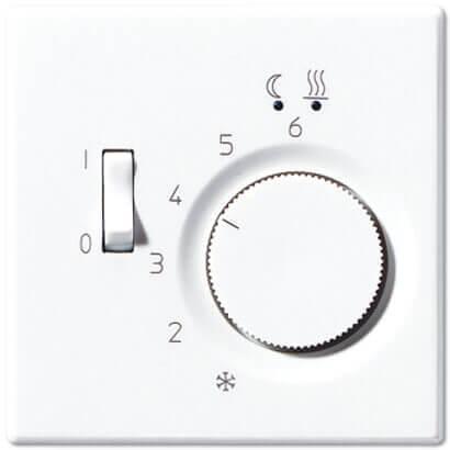 картинка Регулятор теплого пола 10(4)А Jung LS 990 белый FTRLS231WW от магазина pro-decor.kz