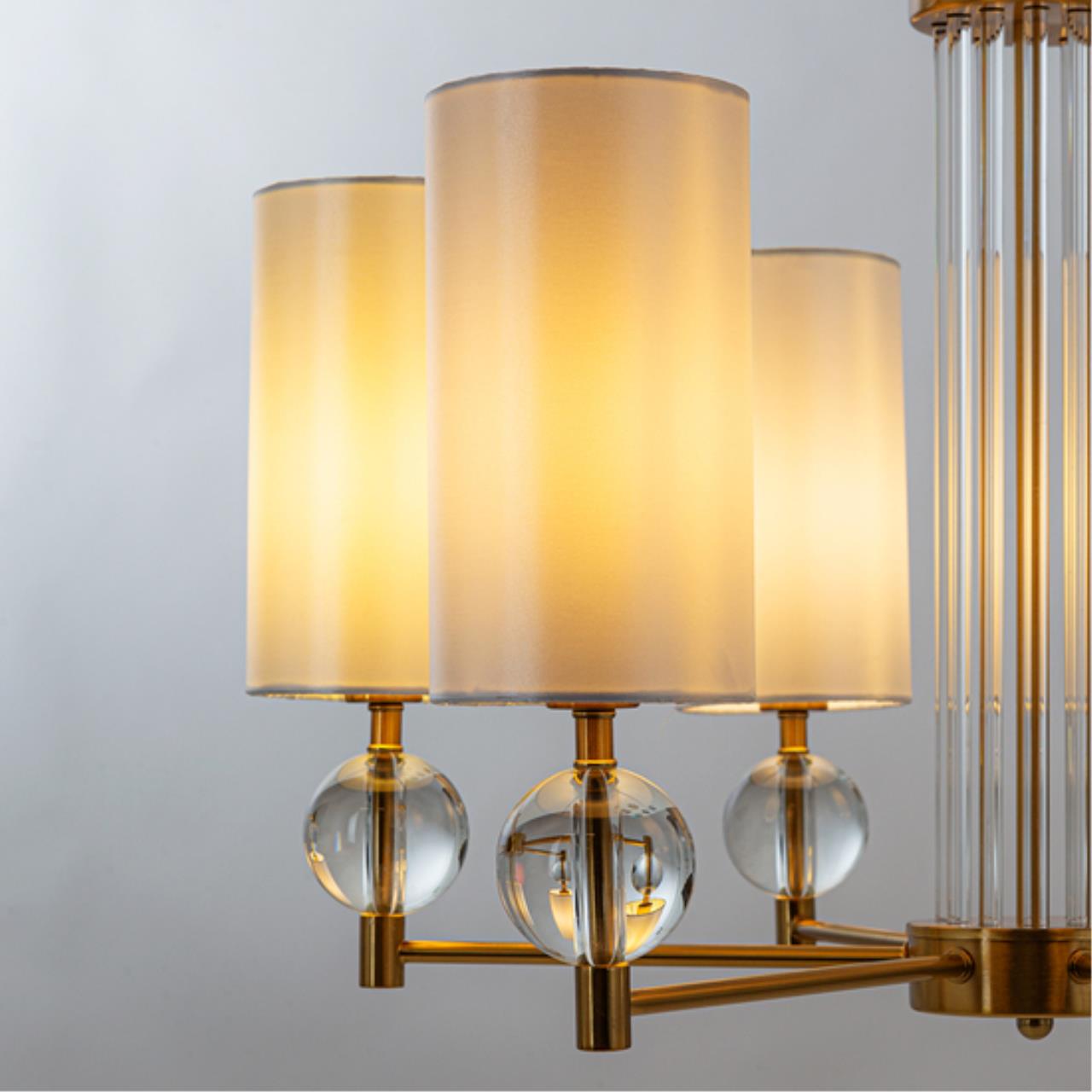 картинка Подвесная люстра Arte Lamp MATAR A4027LM-6PB от магазина pro-decor.kz