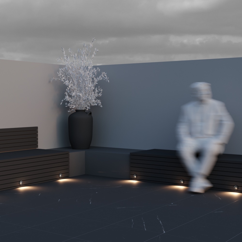 картинка Подсветка для лестниц Outdoor O015SL-L3B3K Bil от магазина pro-decor.kz