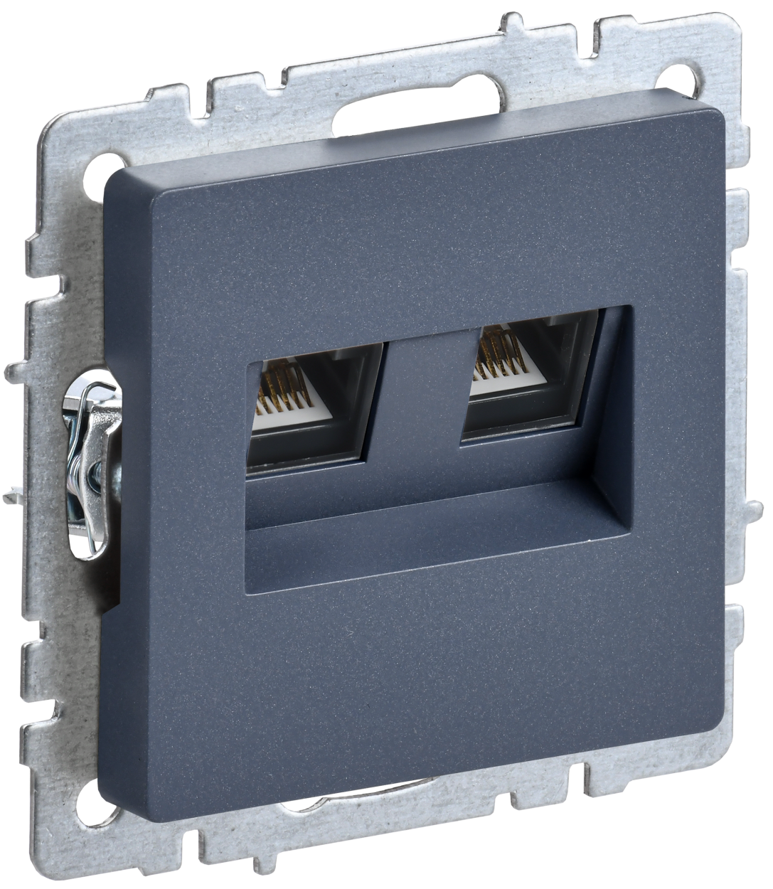 картинка BRITE Роз. двойная RJ11+RJ45 кат.5E РК/Т12-БрМ мар. IEK от магазина pro-decor.kz