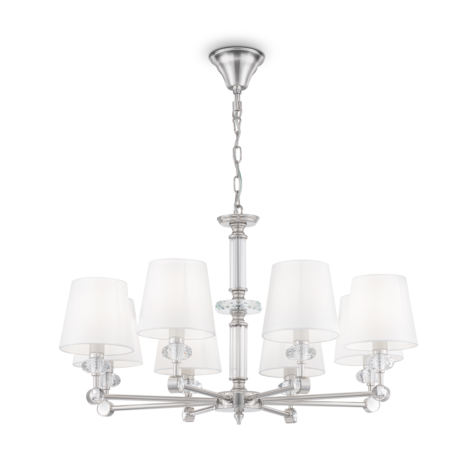 картинка Подвесная люстра Maytoni Riverside MOD018PL-08CH от магазина pro-decor.kz