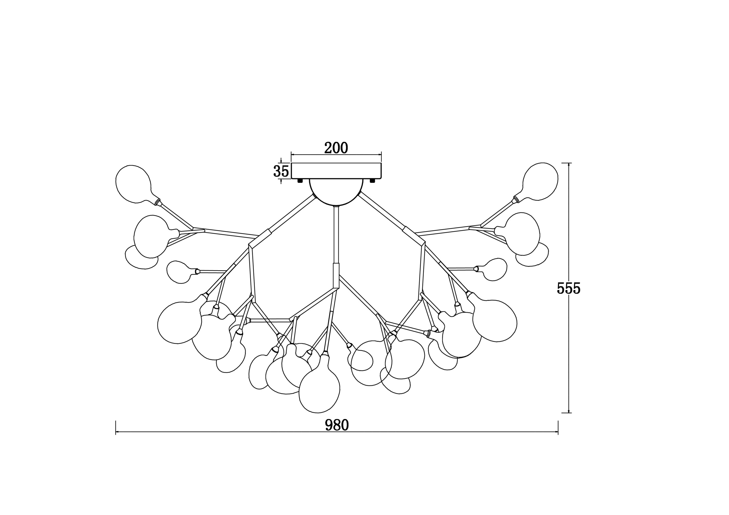картинка Потолочный светильник Freya FR5049CL-36W1 от магазина pro-decor.kz