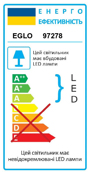 картинка Потолочный светодиодный светильник Eglo Fueva 1 97278 от магазина pro-decor.kz