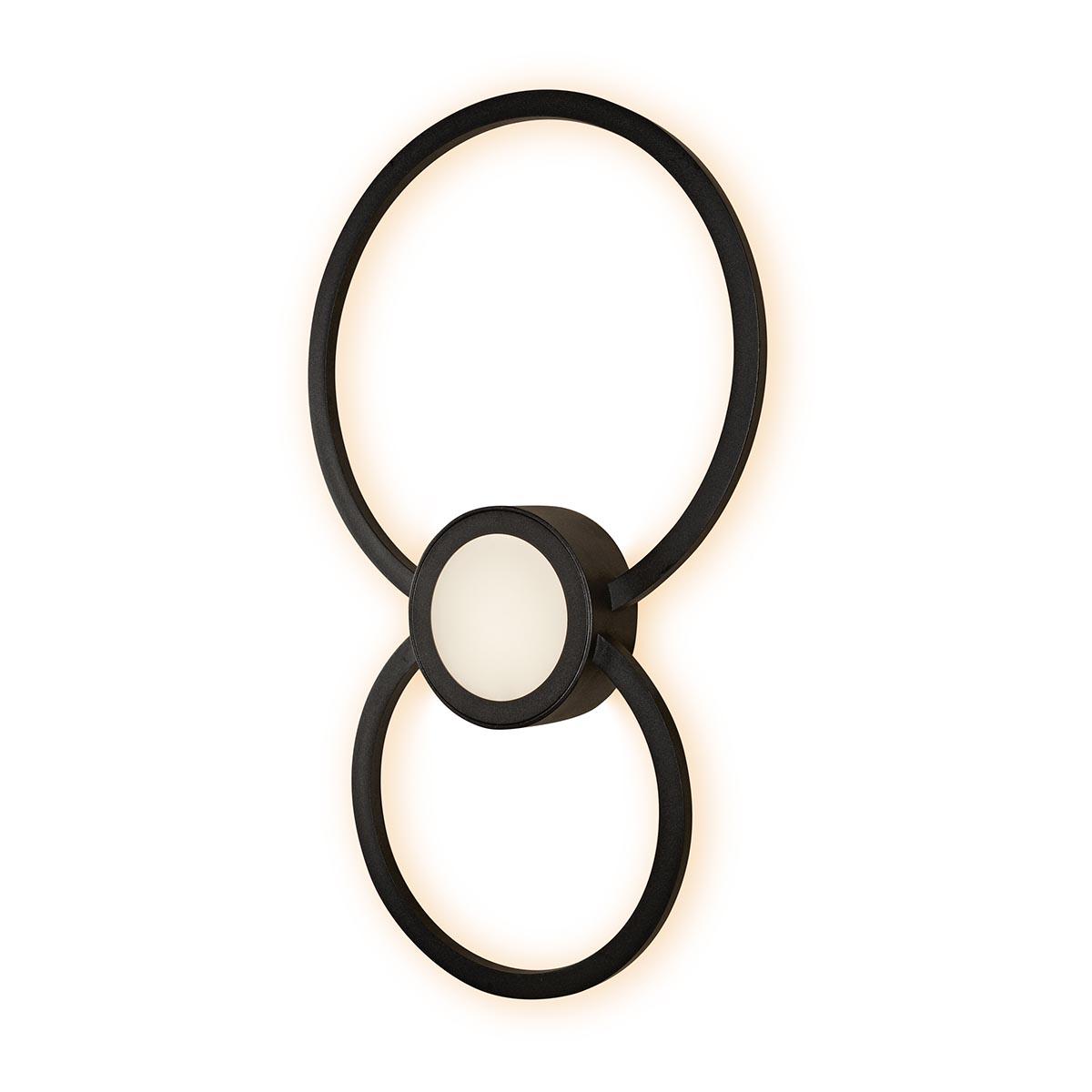 картинка Настенно-потолочный светодиодный светильник iLedex Galaxy X046124 24W 3000K BK от магазина pro-decor.kz