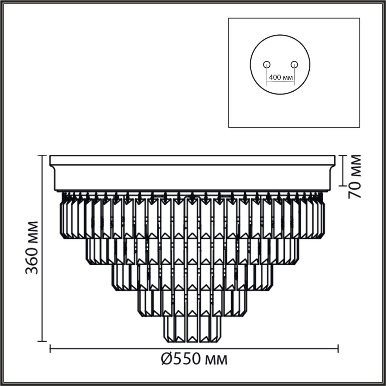 картинка 5257/8C Lumion Люстра потолочная ZAHA от магазина pro-decor.kz